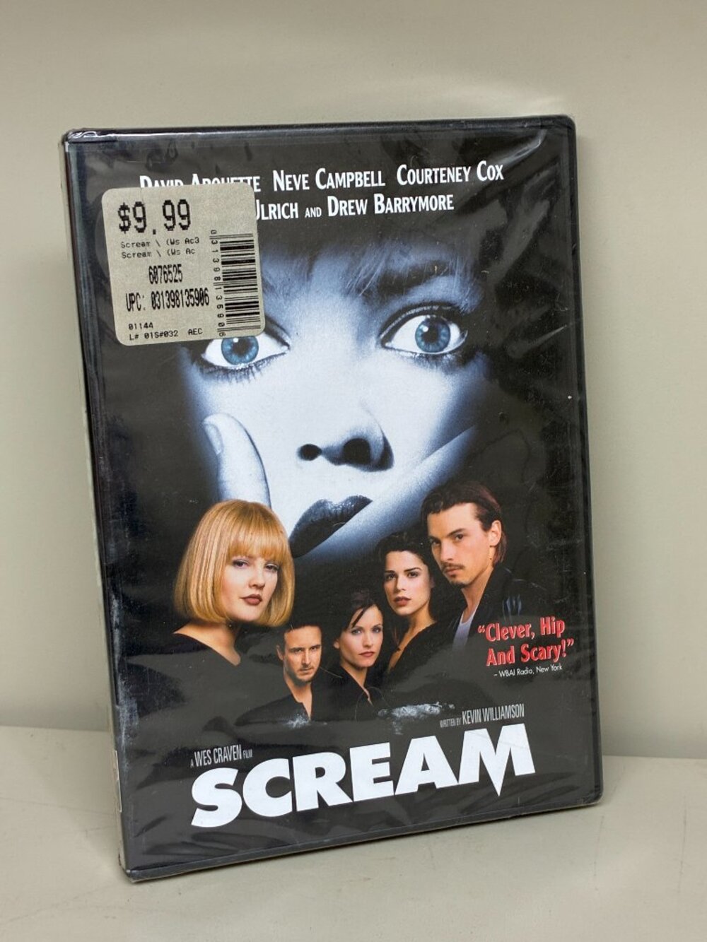 Scream (1996) DVD Wes Craven Neve Campbell Drew Barrymore NEW SEALED Horror